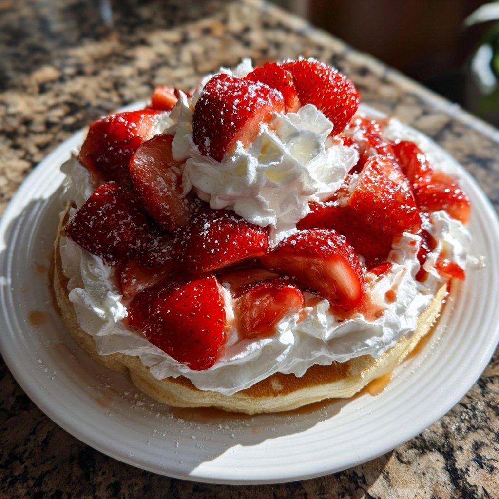 Fresh Strawberry Pancake Topping
