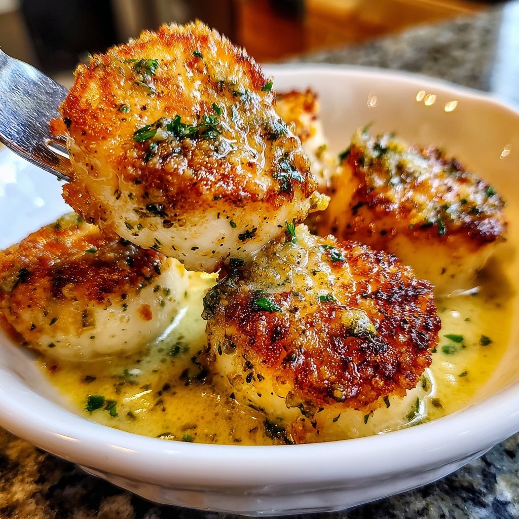 Scallops with Champagne Sauce