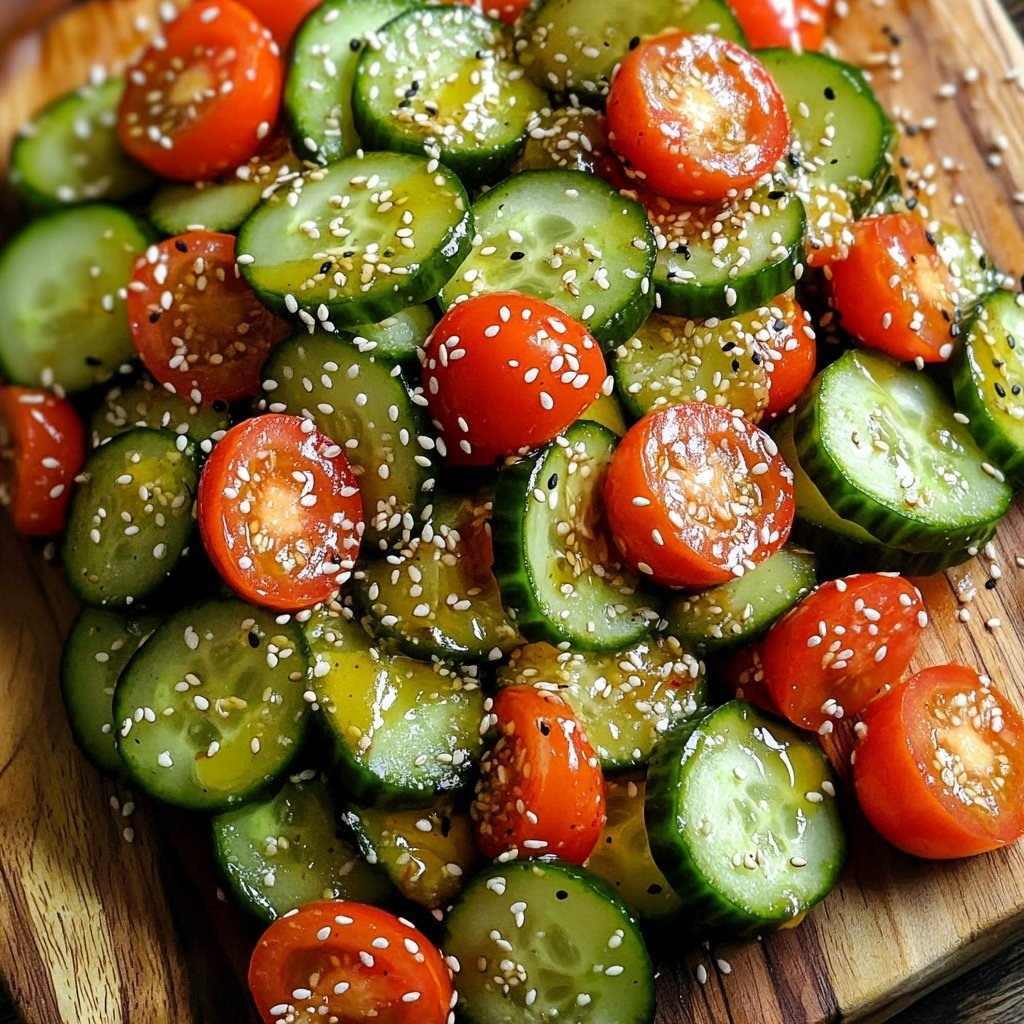 Easy Asian Cucumber Salad