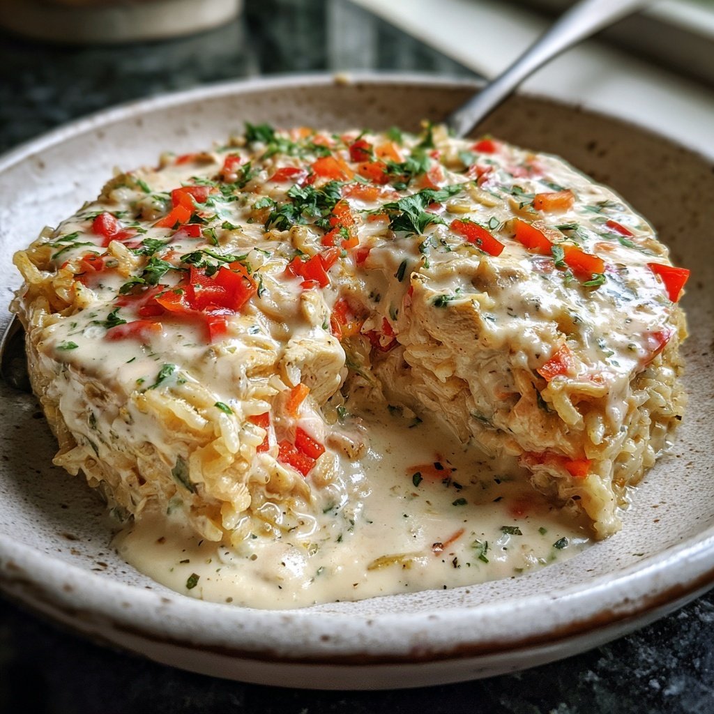Creamy Chicken Rice Skillet