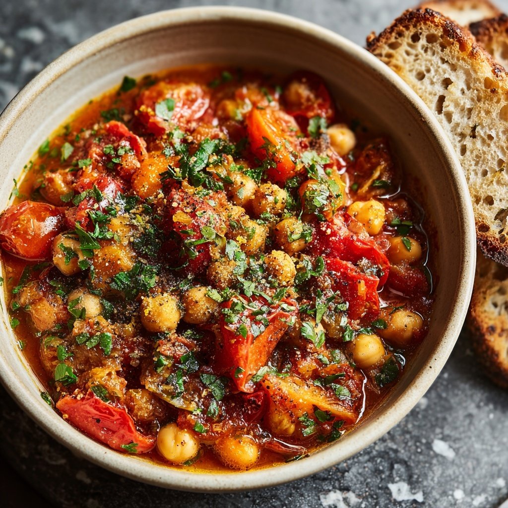 Healthy Chickpea Tomato Stew
