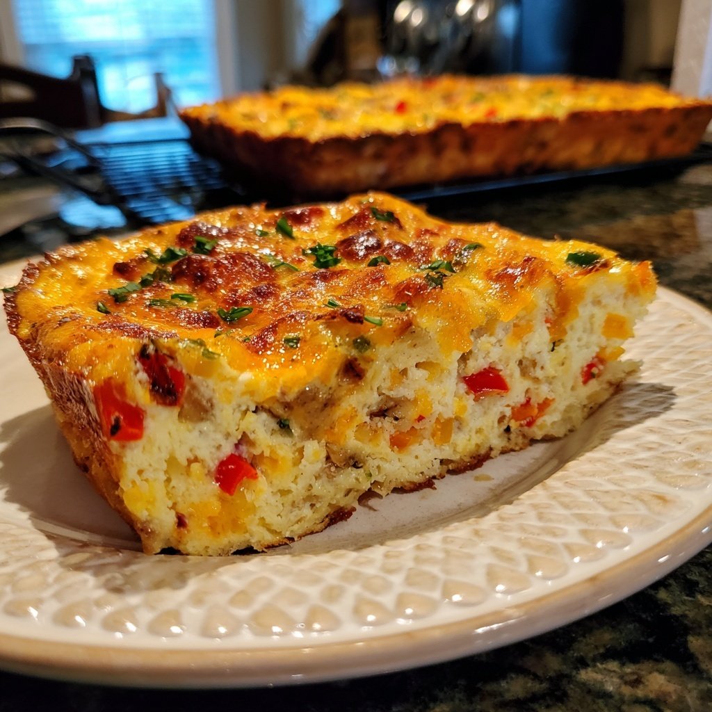Breakfast Casserole With Eggs And Cheese