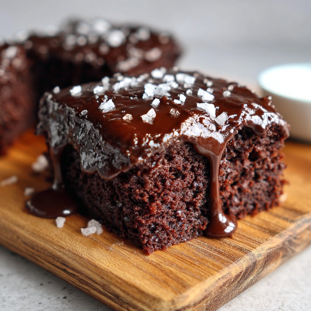 Moist Dark Cocoa Snack Cake