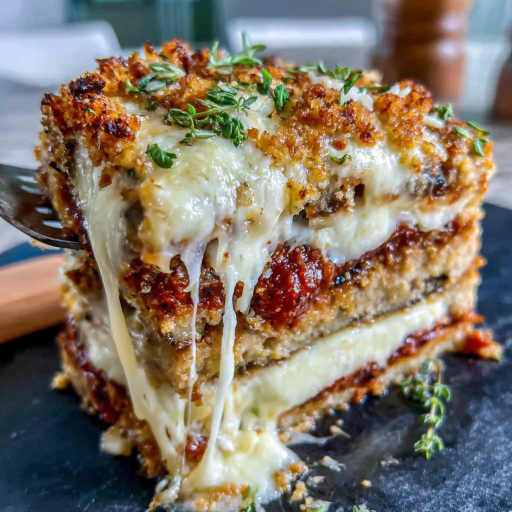 Eggplant Parmesan Bake