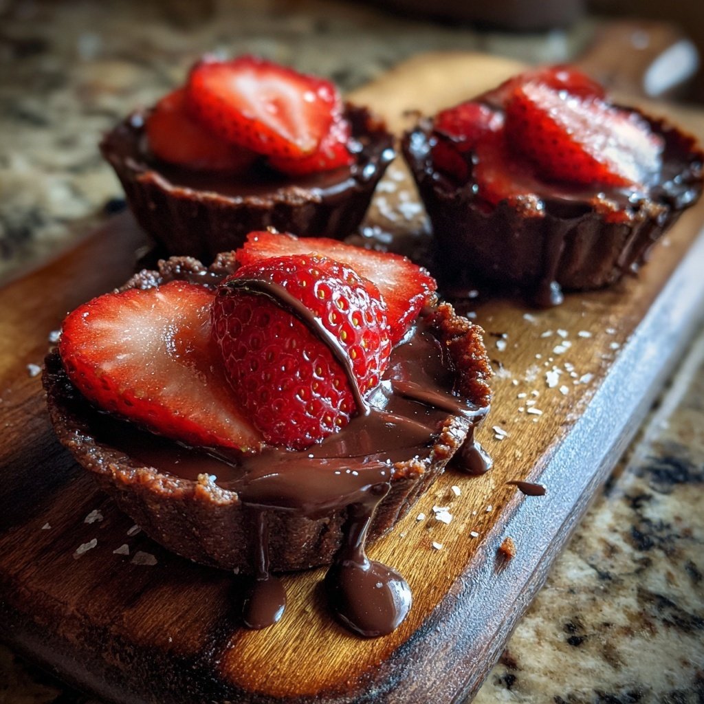 Chocolate Strawberry Dessert Cups