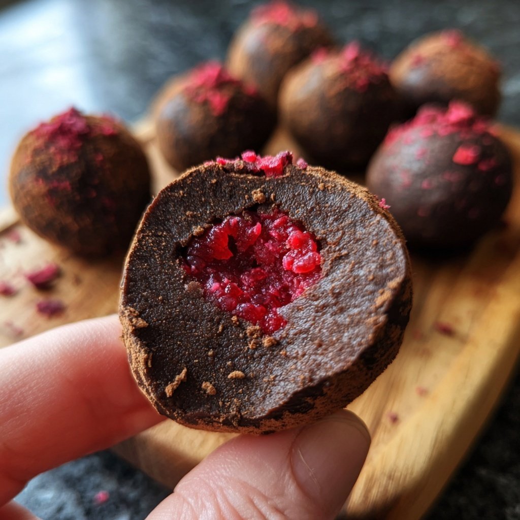 Chocolate Raspberry Truffles