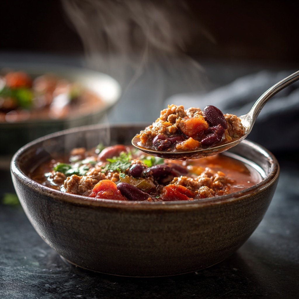 Ground Turkey Chili With Beans
