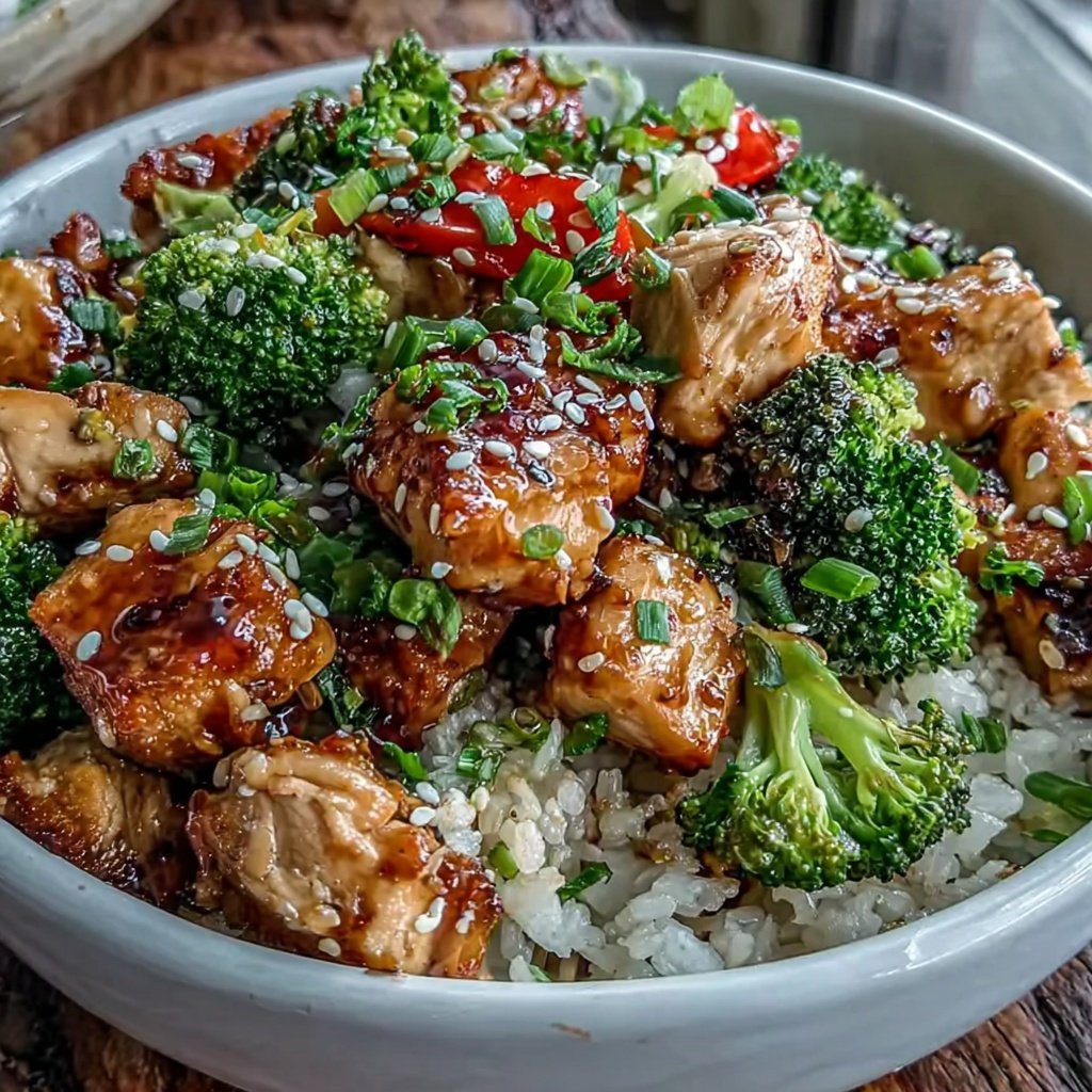 Healthy Teriyaki Chicken Bowl