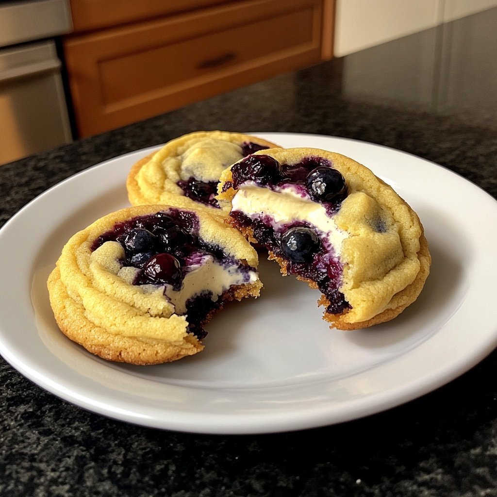 Blueberry Cheesecake Cookies
