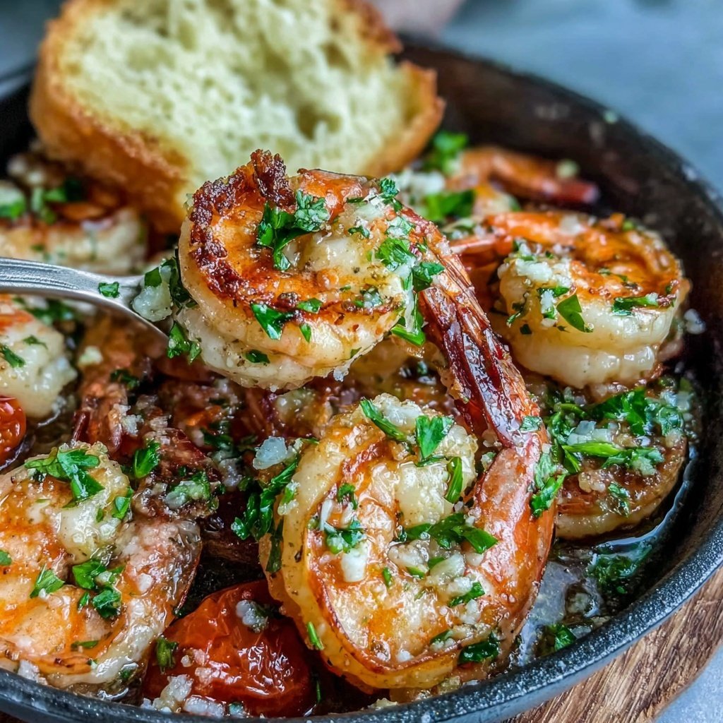 Spring Dinner Garlic Butter Shrimp