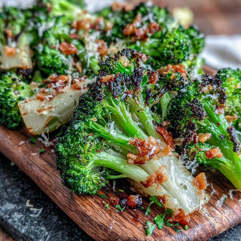 Roasted Broccoli With Garlic And Lemon