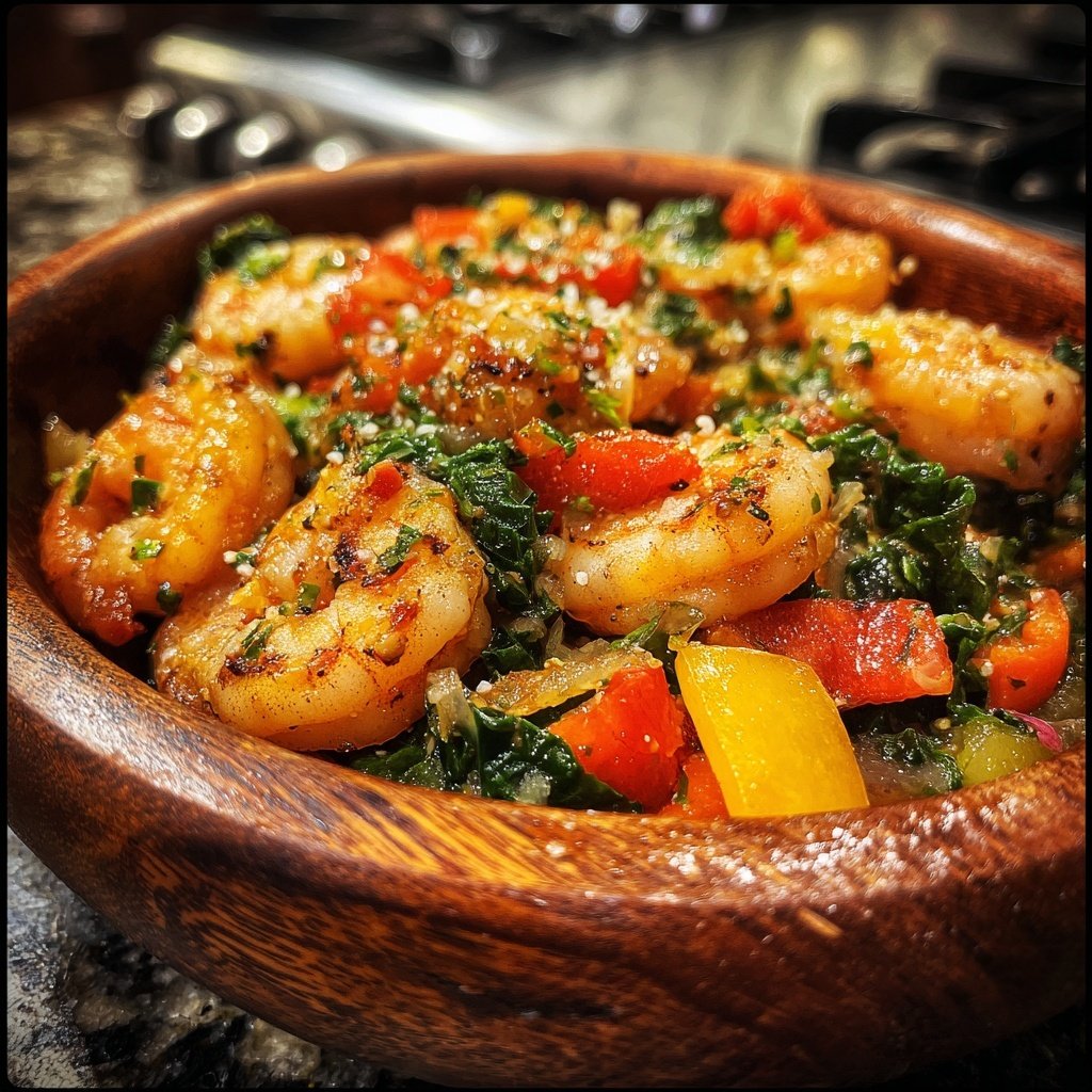Easy Healthy Shrimp And Vegetable Bowl